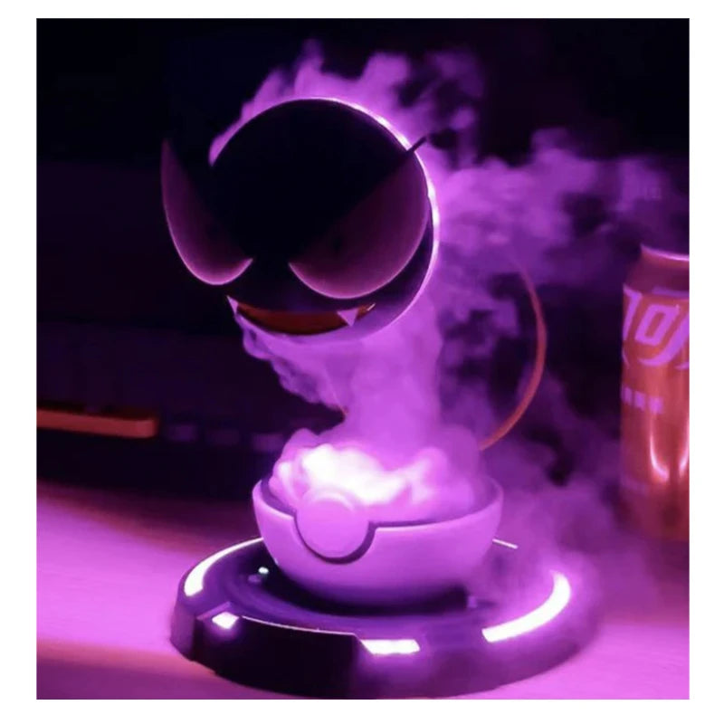 Pokemon Cool Humidifier Gastly Night Light Air Purifier Ambient Lighting Cute Led Room Decoration