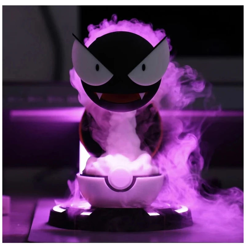 Pokemon Cool Humidifier Gastly Night Light Air Purifier Ambient Lighting Cute Led Room Decoration