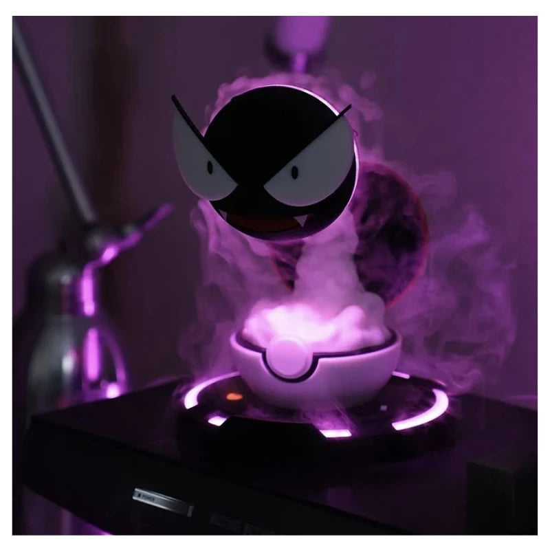 Pokemon Cool Humidifier Gastly Night Light Air Purifier Ambient Lighting Cute Led Room Decoration